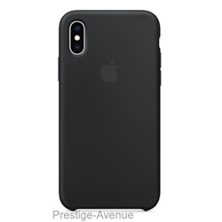 Силиконовый чехол для iPhone XS Max -Чёрный (Black)