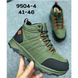 Мужские ботинки ЗИМА 9504-4 хаки