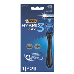 Станок для бритья BiC FLEX-3 HYBRID (+ 2 кассеты)