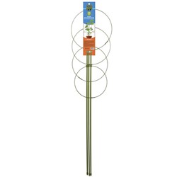 Опора для растений, 4 кольца, h = 120 см, d = 28-26-24-22 см, металл