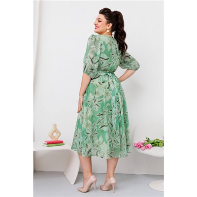 Платье  Romanovich Style артикул 1-2635 зеленый