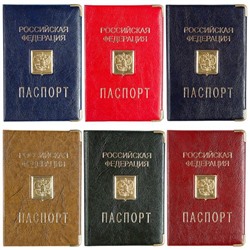 Обложка для паспорта "OfficeSpace" ПВХ шильд тиснение 237759