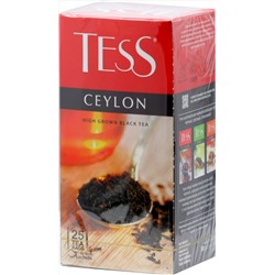 TESS. Classic Collection. CEYLON (черный) карт.пачка, 25 пак.