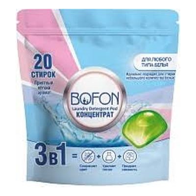 BOFON Капсулы для стирки Concentrate 3 в1 (пакет 20шт/160г). 8