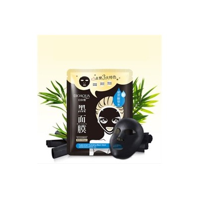 Тканевая маска Bioaqua Hyaluron Hydrating Black Mask