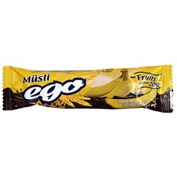 Батончик мюслей "ЭГО" банан в шоколаде 25 гр, шт