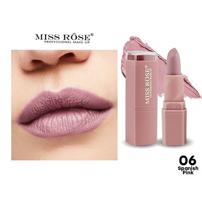 Кремовая помада Miss Rose, тон 06 Spanish Pink