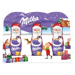 Шоколад Milka Xmas Santa (3) 45гр