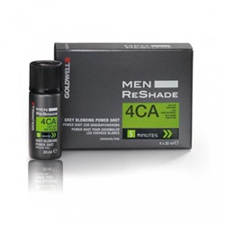 Gоldwell dualsenses for men reshade экспресс-корректор седины 4CA шатен 4х20 мл Ф