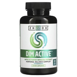 Zhou Nutrition, DIM Active, комплекс для гормонального баланса, 60 вегетарианских капсул