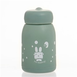 Бутылка для воды детская, 350 мл, "Маленький кролик", стеклянная