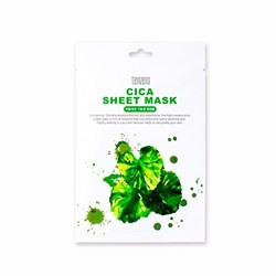 Тканевая маска для лица Tenzero Cica Sheet Mask - Экстракт центеллы азиатской