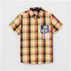 CSJB 62748-30-278 Рубашка для мальчика, желтый