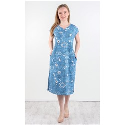 1-429 Платье женское 164, 96-102 (48), синий