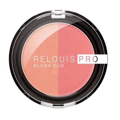 RELOUIS Румяна компактные тон:201 PRO BLUSH DUO двойные