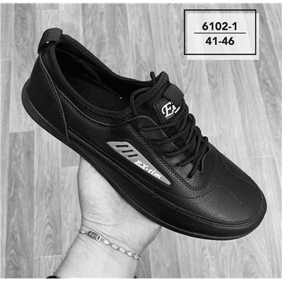 Мужские кроссовки 6102-1 черные