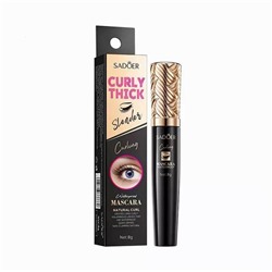 Тушь для ресниц водостойкая Sadoer Curly Thick Mascara