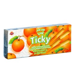 Печенье палочки апельсиновые с йогуртом "Ticky" Uni Firms | Юни Фирмы 20г