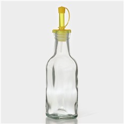 Бутыль стеклянная для масла и уксуса Доляна «Классик», 200 мл, h=20 см, цвет МИКС