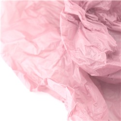 Водостойкая тишью для цветов, Нежно-розовая / рулон 10*0,6 м