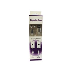 Кабель для зарядки телефон магнитный USB/Micro-USB/Lightning 8-pin Арт.ZXH030809