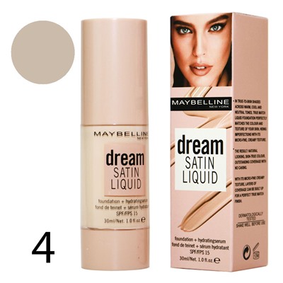 Тональный крем Maybelline Dream Satin Liquid, 30 ml (все номера 6шт)