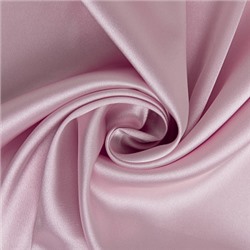Ткань Атлас стрейч 130 г/м² 95% полиэстер, 5% спандекс шир.150 см арт.Р.37700.08 цв.08 розовый рул.25м