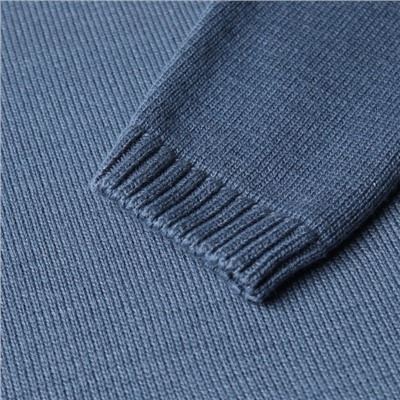 Костюм вязаный детский (Свитер и брюки) MINAKU, цвет синий, рост 146 см