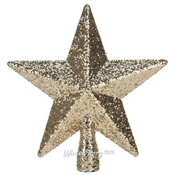 Верхушка Звезда Альбертина 19 см золотая (Koopman)