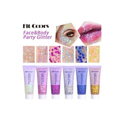 Fit Colors Набор глиттеров для лица, тела и волос Party Glitter