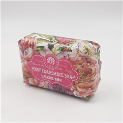 YLJ  Мыло для лица и тела PEONY Fragrance Soap Парфюмированное ПИОН  200г  (ТВ-8014)   К12