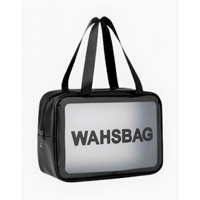 Водонепроницаемая косметичка c ручками Washbag черная