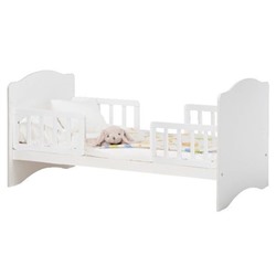Кровать детская Классика, спальное место 1400х700, цвет белый