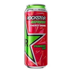 Энергетический напиток Rockstar Strawberry-Lime 500мл