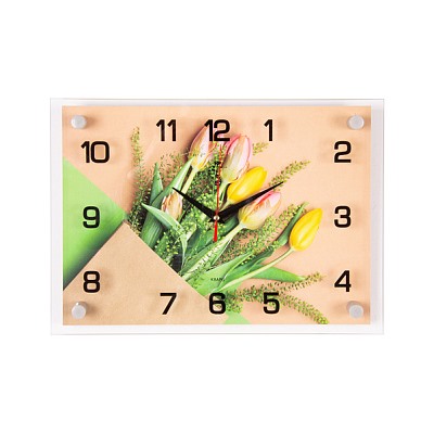 Часы настенные "Тюльпаны в подарок" 2535-095 (10)