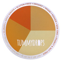 Tummydrops, Пряный имбирь, 18 капель, 57 г (2 унции)