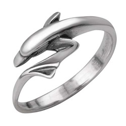 Кольцо Дельфин бижутерия