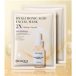Bioaqua Тканевая маска с двойным содержанием гилауроновой кислоты 2x Hyaluronic acid, 30гр