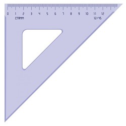 Треугольник пластик 12см 45* NEON СТАММ ТК46 в Самаре