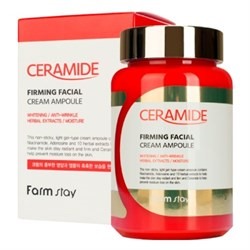 Ампульный крем для лица  Farmstay Ceramide Firming Facial Cream Ampoule 250 ml с керамидами