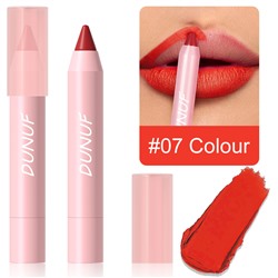 Матовая помада-карандаш DUNUF matte lipstick crayon 07