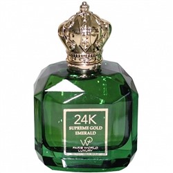 PARIS WORLD LUXURY 24K SUPREME GOLD EMERALD edp 100ml TESTER