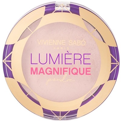 [Уценка] Пудра компактная сияющая VIVIENNE SABO - Lumiere Magnifique, тон 02 [Истекающий срок годности]
