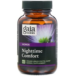 Gaia Herbs, Поддержка здорового сна у женщин, 60 растительных капсул Phyto-Caps с жидкостью