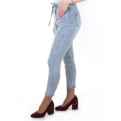 0062 GRAY/BLUE Джинсы женские зауженные YTD JEANS