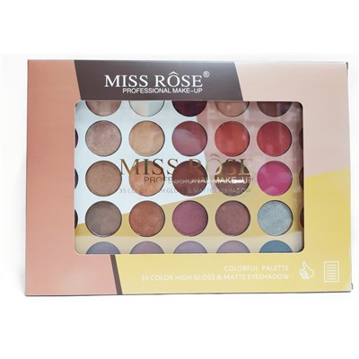 Палетка теней Miss Rose 35 цветов