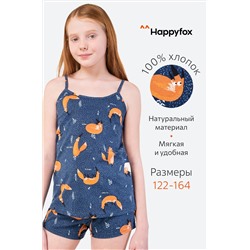 Пижама для девочки Happy Fox