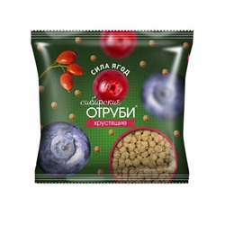 Сибирские Отруби “Сила ягод” пакет 100 г хрустящие Сибирская Клетчатка