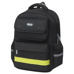 Рюкзак Först F-Color "Lime" (FT-RM-172403) 39,5*28,5*14см, 1 отделение, 4 кармана, уплотненная спинка