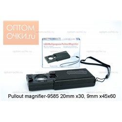 Pullout magnifier-9585 20mm x30, 9mm x45x60